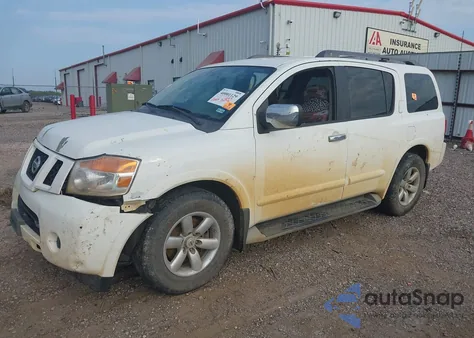 2012 Nissan Armada Sv from USA, damaged, VIN 5N1BA0ND2CN621499